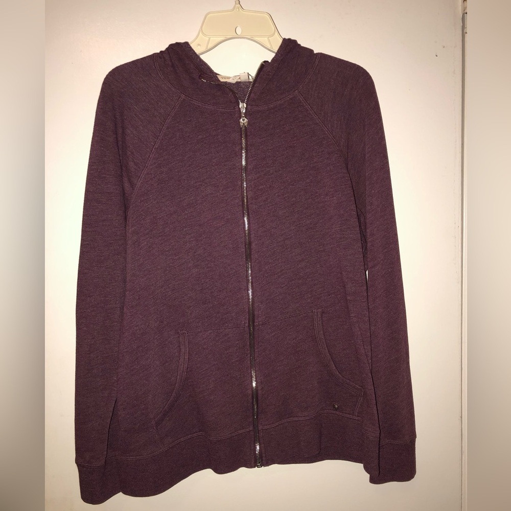 Victoria Secret hooded sweatshirt, dark purple, X-Large, with sequence wings